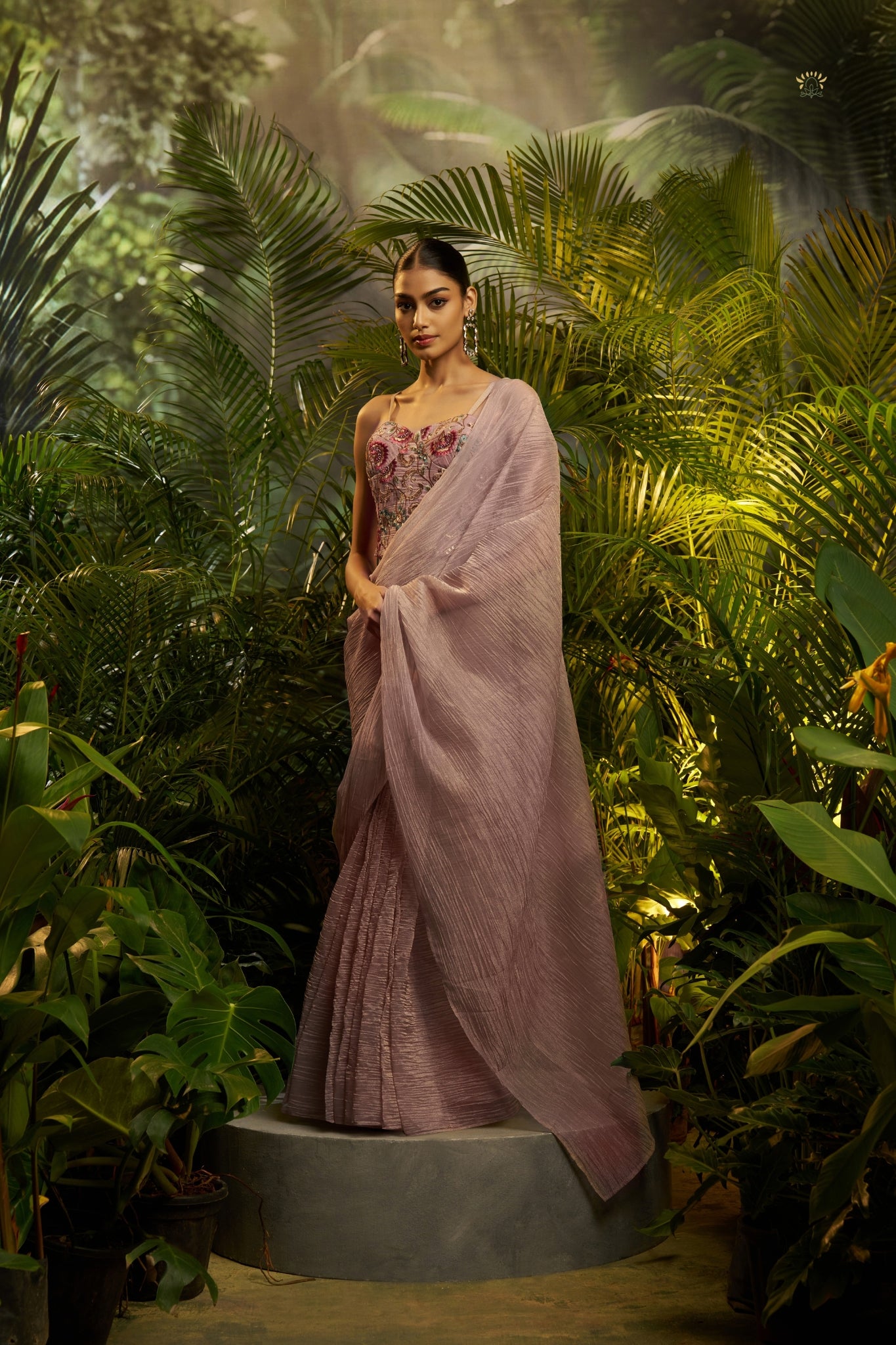 Trending Pure Tissue Designer Saree With Heavy Embroidered Blouse For Wedding, Reception, Festive & Celebrity Party Wear