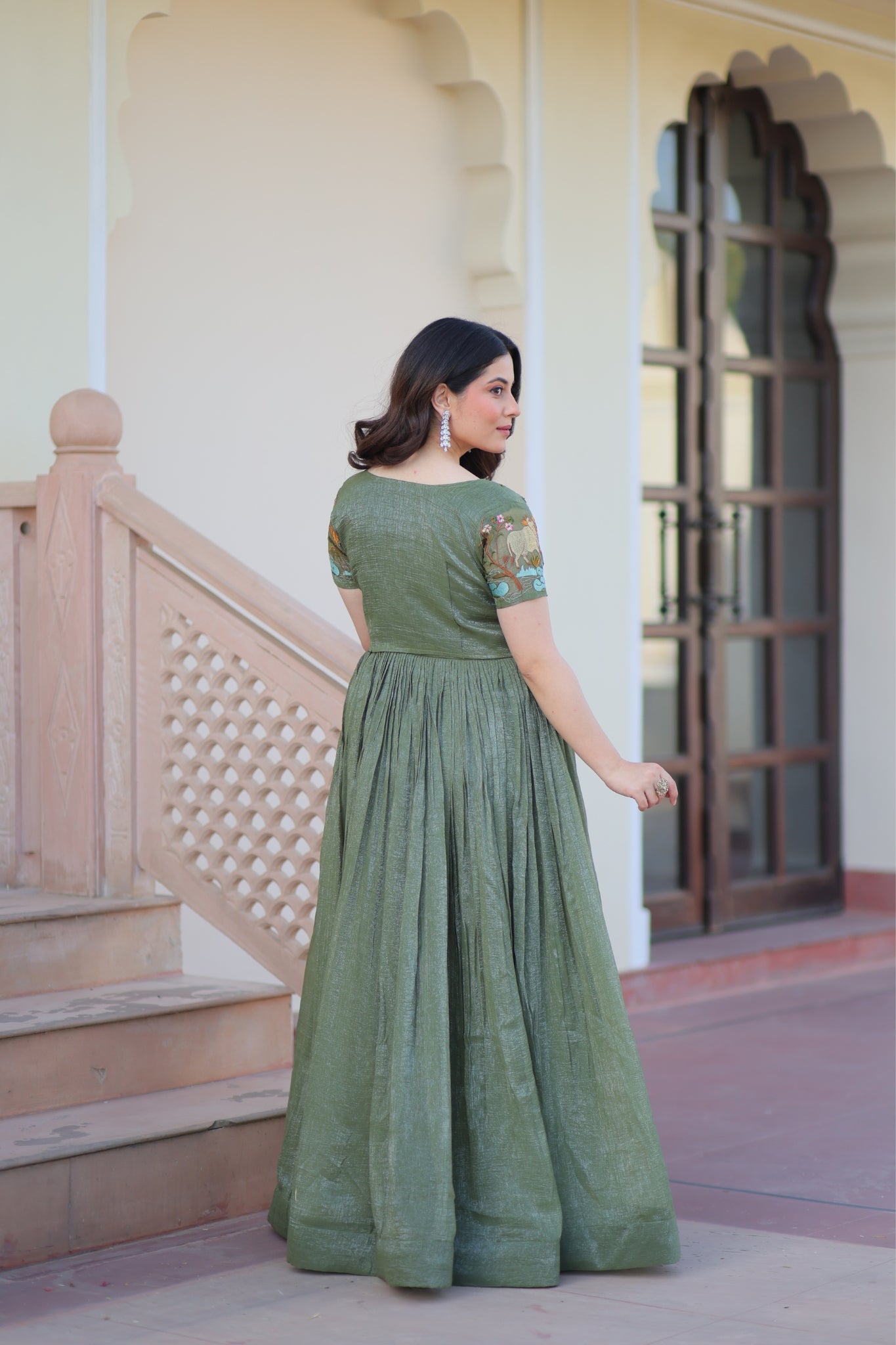 Beautiful Embroidered Designer Crafted Women Gown