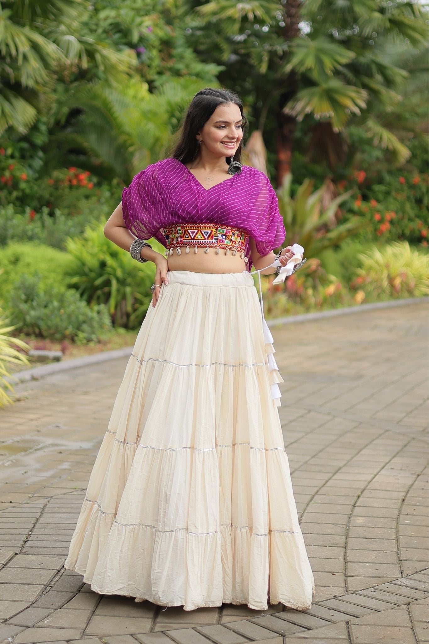 Standard Frill Design Navratri Lehenga Choli
