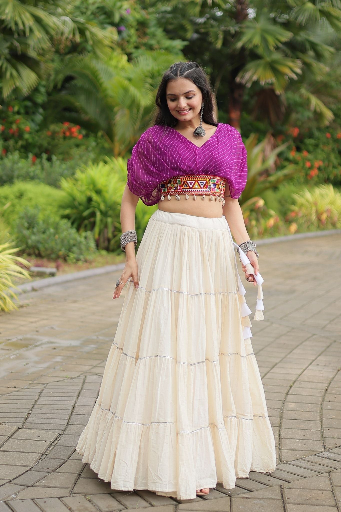 Standard Frill Design Navratri Lehenga Choli