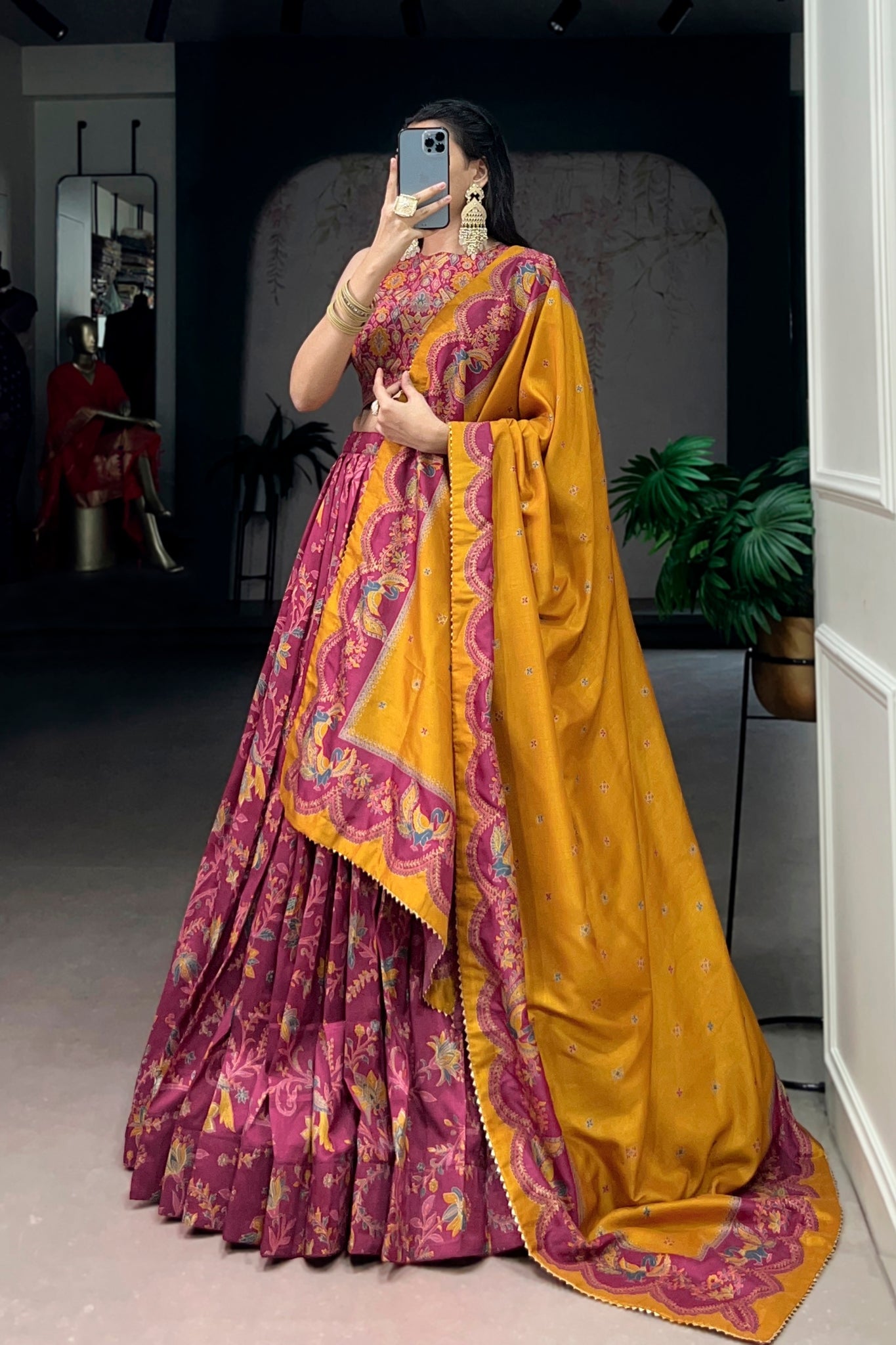Premium Tasar Silk Lehenga Choli For Women