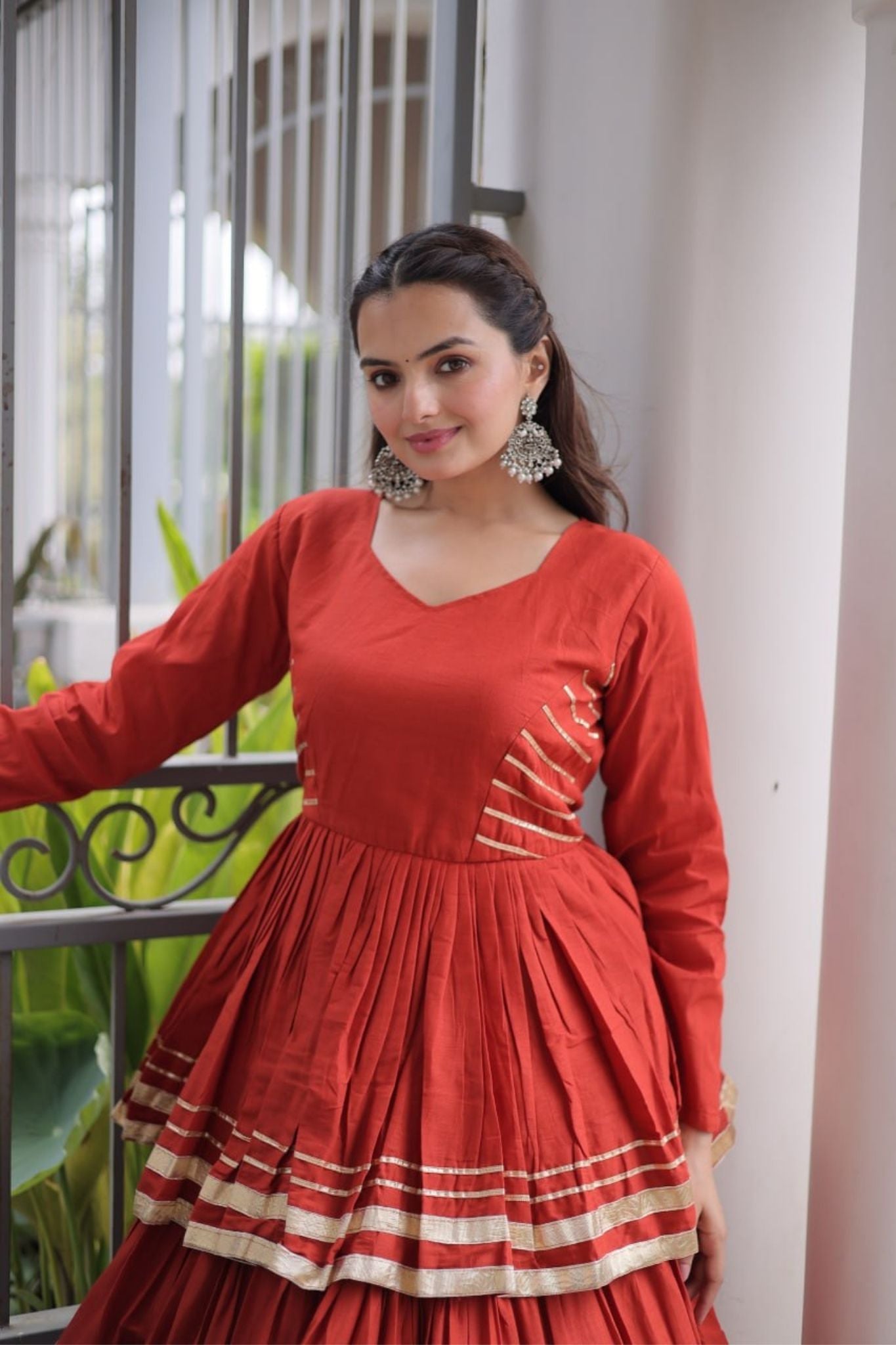 Raasrang Traditional Navratri Special Beautiful Cotton Lehenga Choli