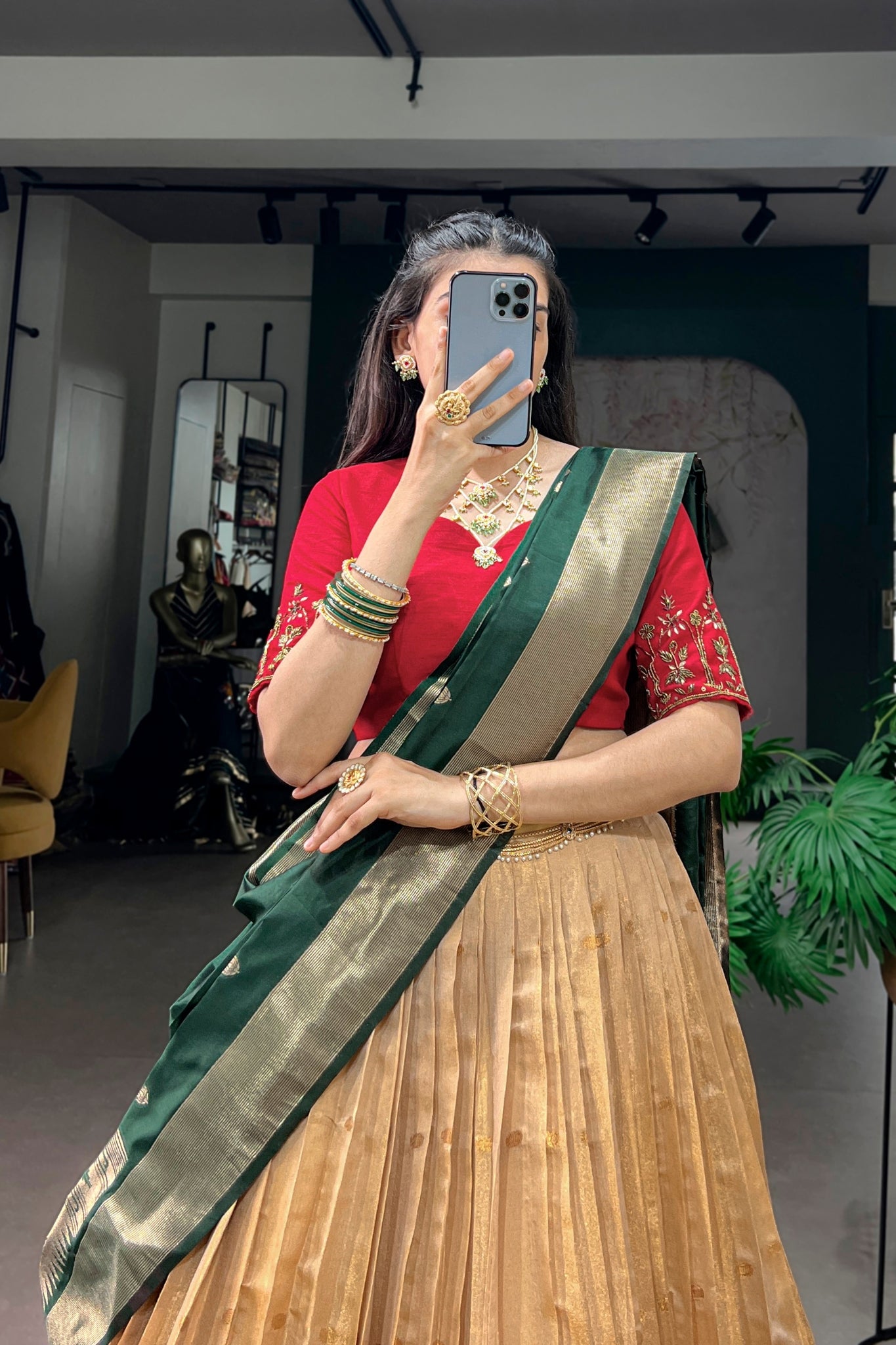 Premium Paithani Lehenga Choli With Elegant Dupatta