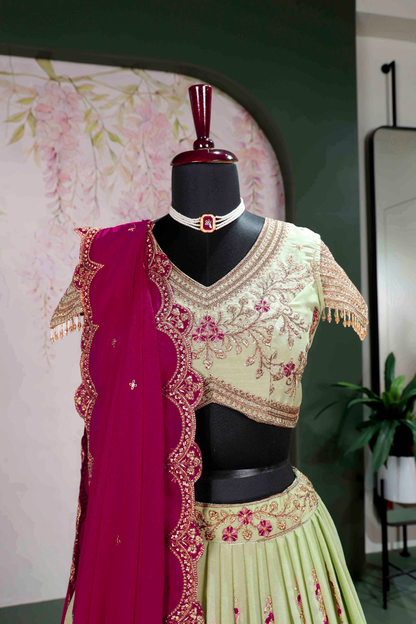 Star Georgette Lehenga Choli Set For Women