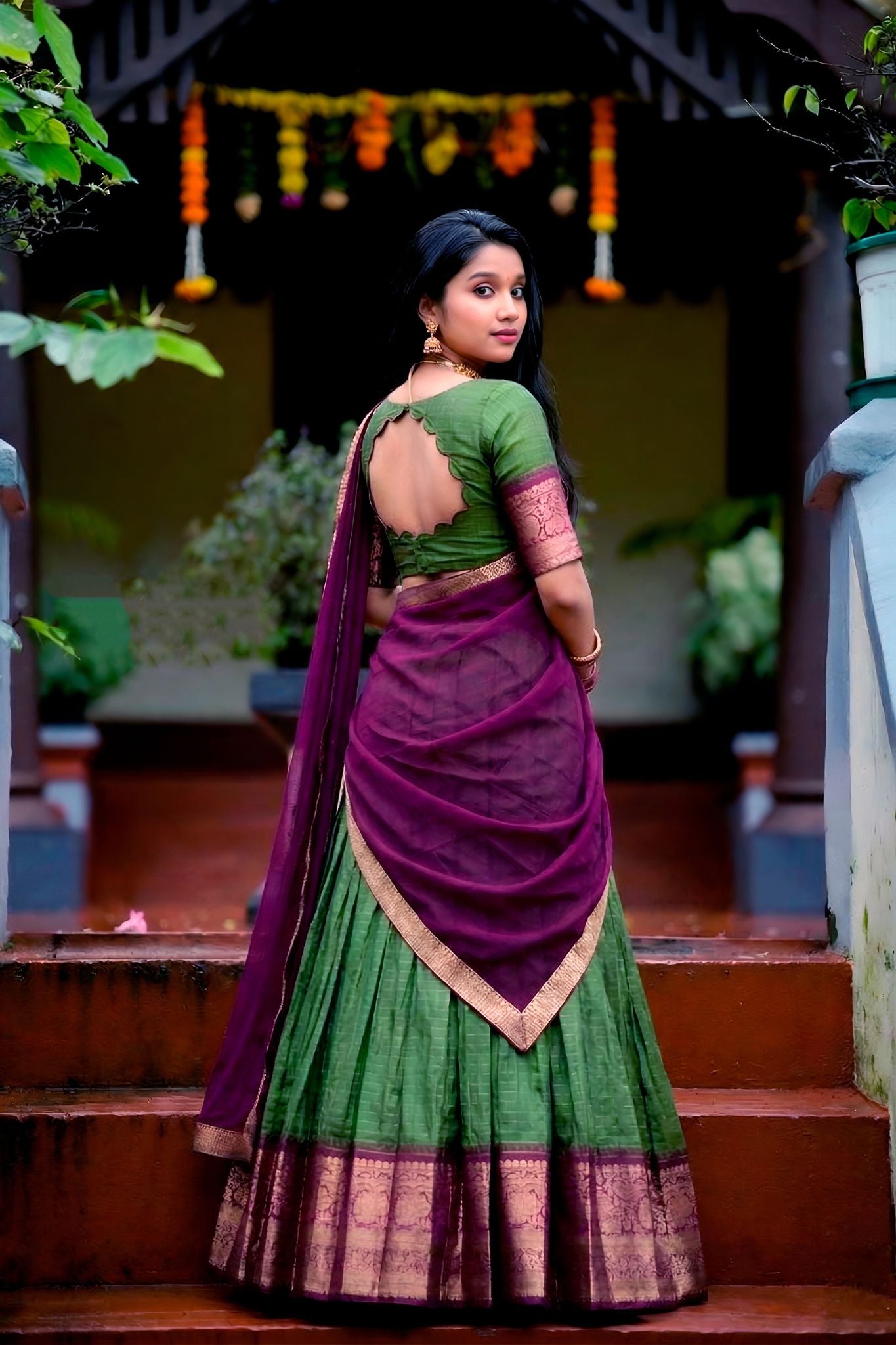 Premium Zari Weaving Work Lehenga Choli