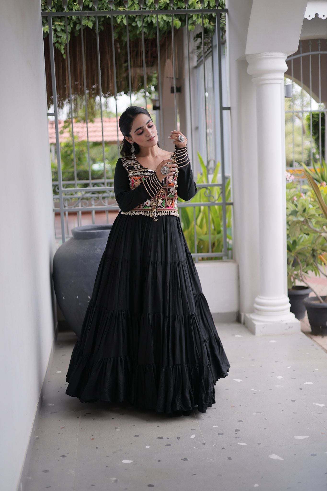 Raasrang Navratri Special Designer Gown for Women