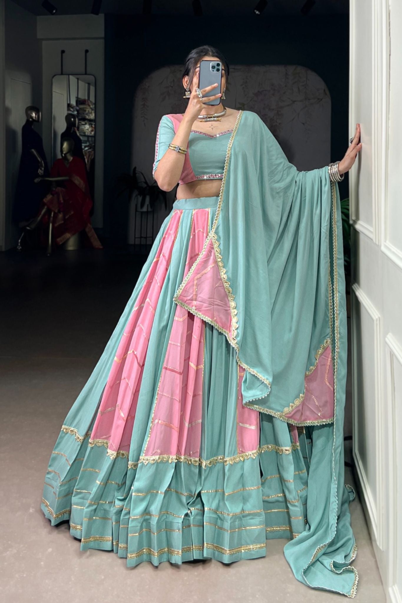 Festive Elegance Beautiful Designer Classic Navratri Lehenga Choli