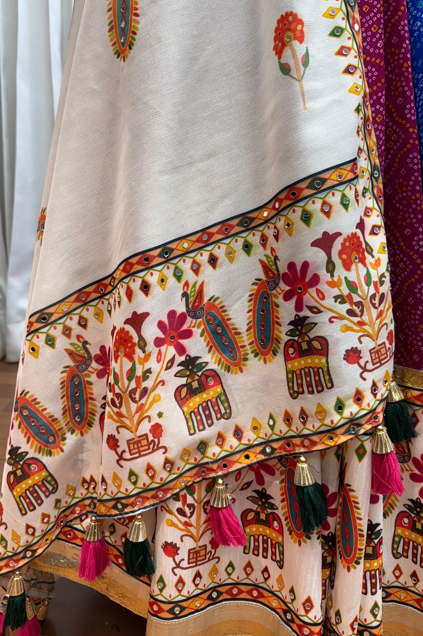 Multi Color Traditional Designer Navratri Special Lehenga Choli