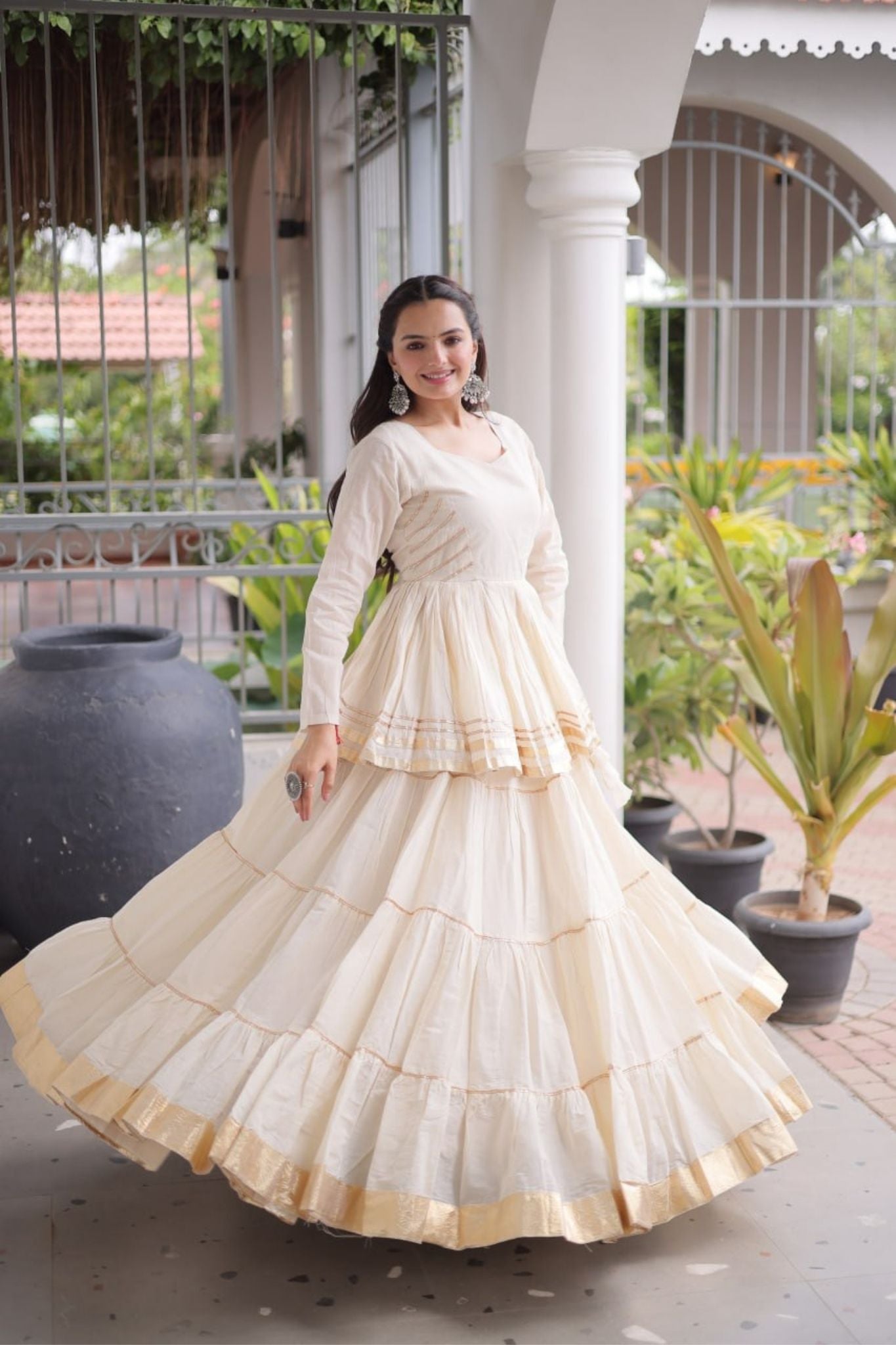 Raasrang Traditional Navratri Special Beautiful Cotton Lehenga Choli