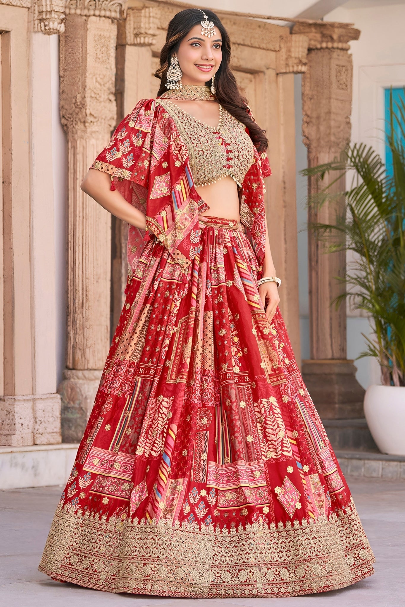 Ethereal Elegance Designer Wedding Lehenga Choli Set