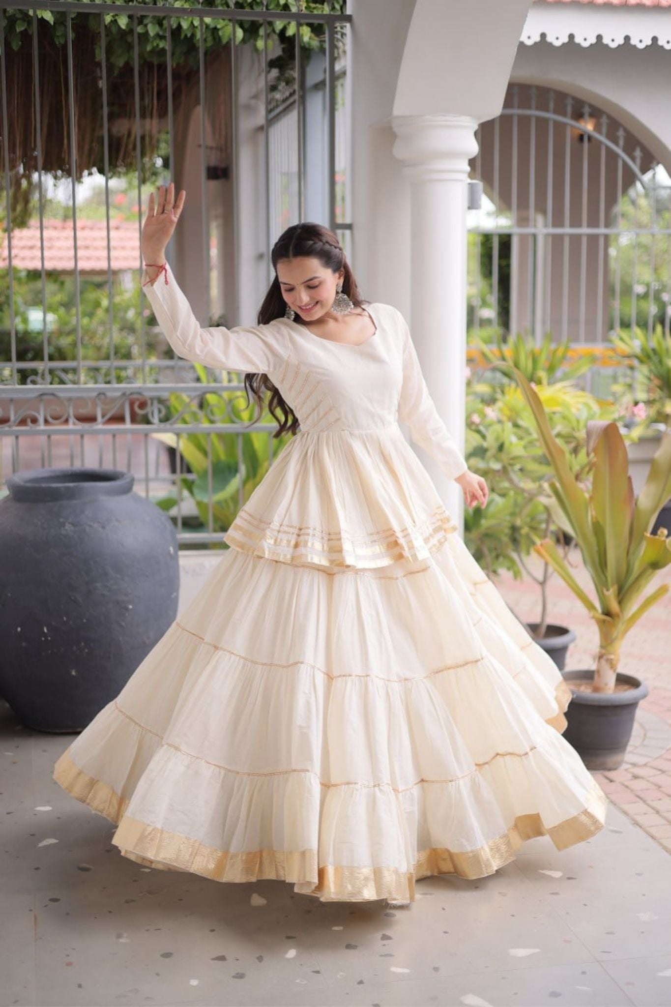 Raasrang Traditional Navratri Special Beautiful Cotton Lehenga Choli