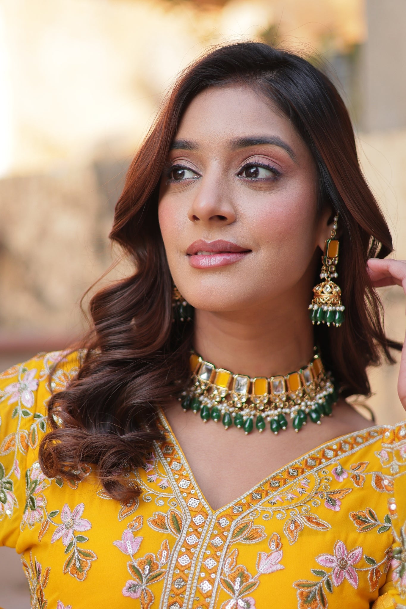 Floral Embroidery Sequins Work Beautiful Anarkali Suit Set