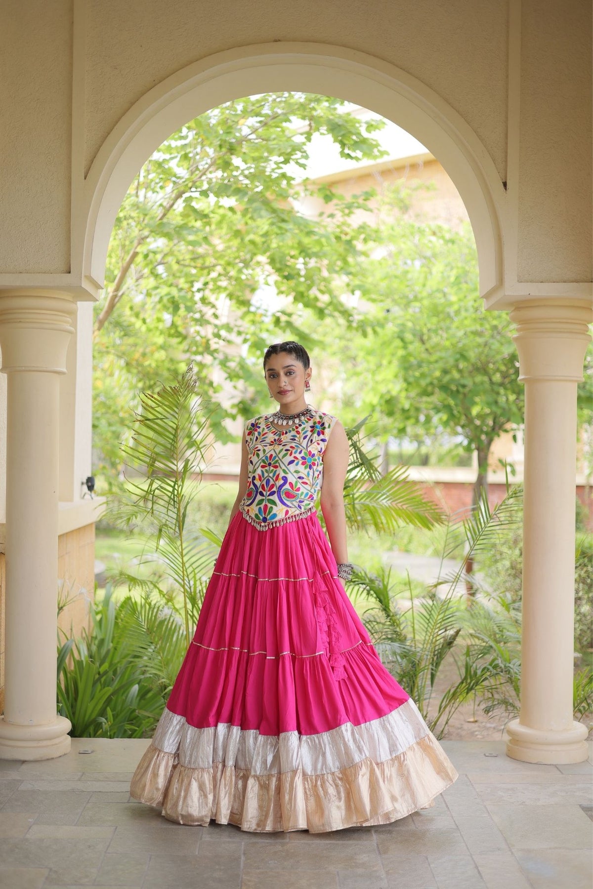 Raasrang Navratri Special Designer Rayon Lehenga Choli