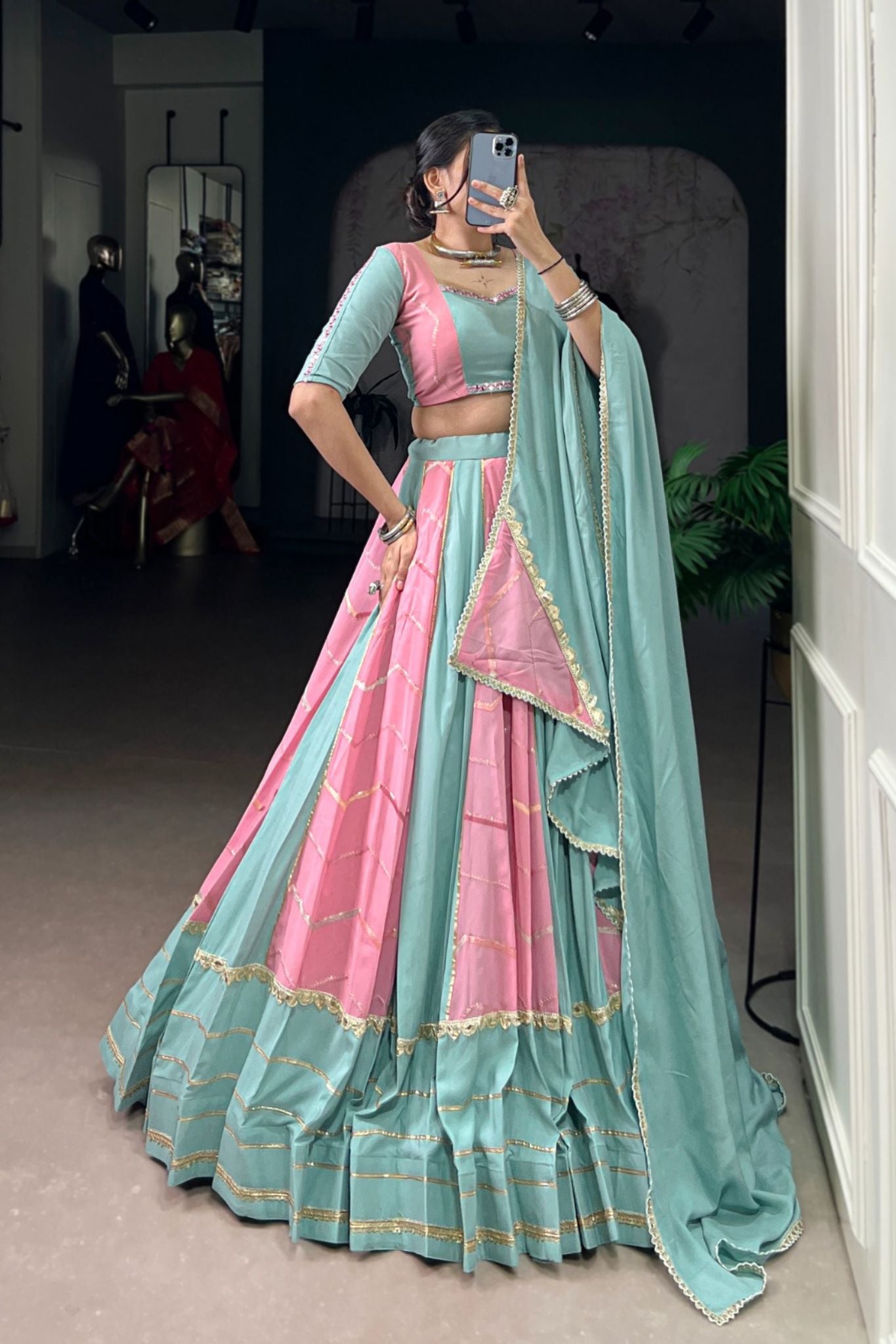 Festive Elegance Beautiful Designer Classic Navratri Lehenga Choli