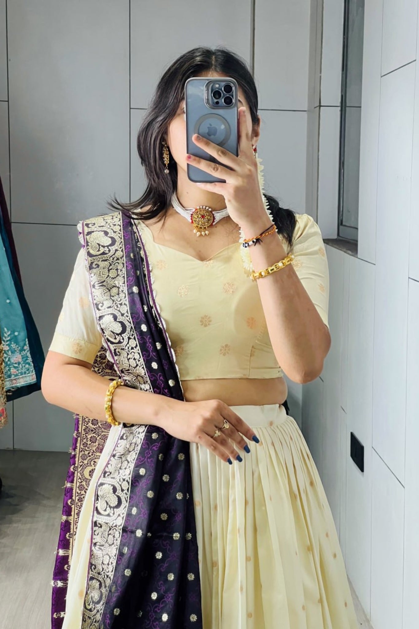 Royal Classical Paithani Silk Lehenga Choli With Iconic Zari Dupatta For Wedding And Festive Wear