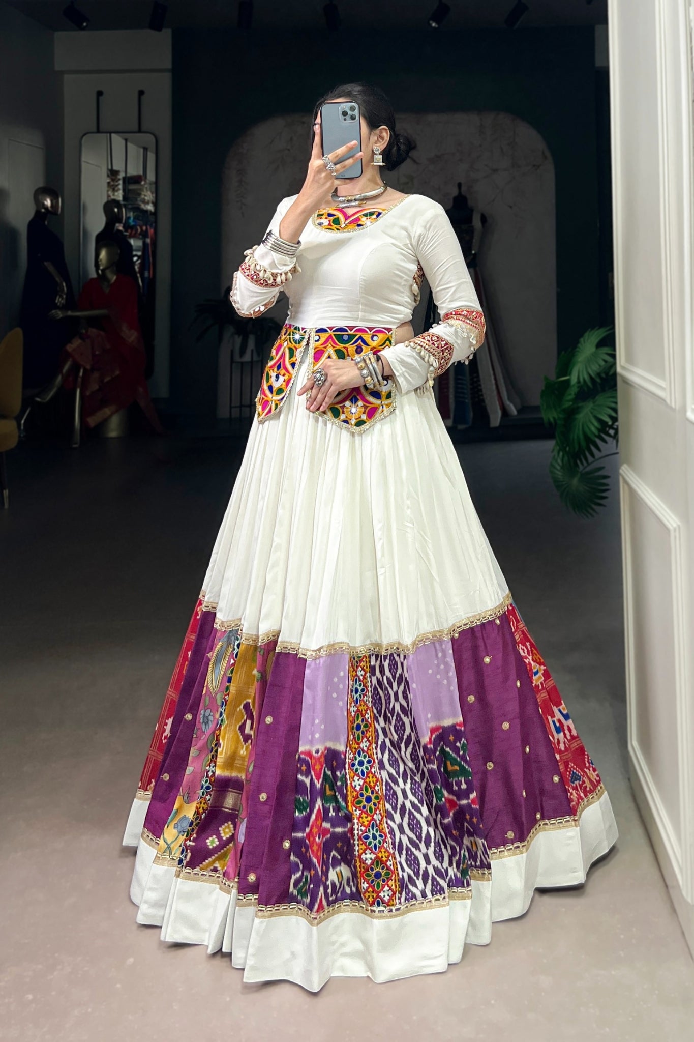 Premium Multicolor Navratri Lehenga Choli For Women