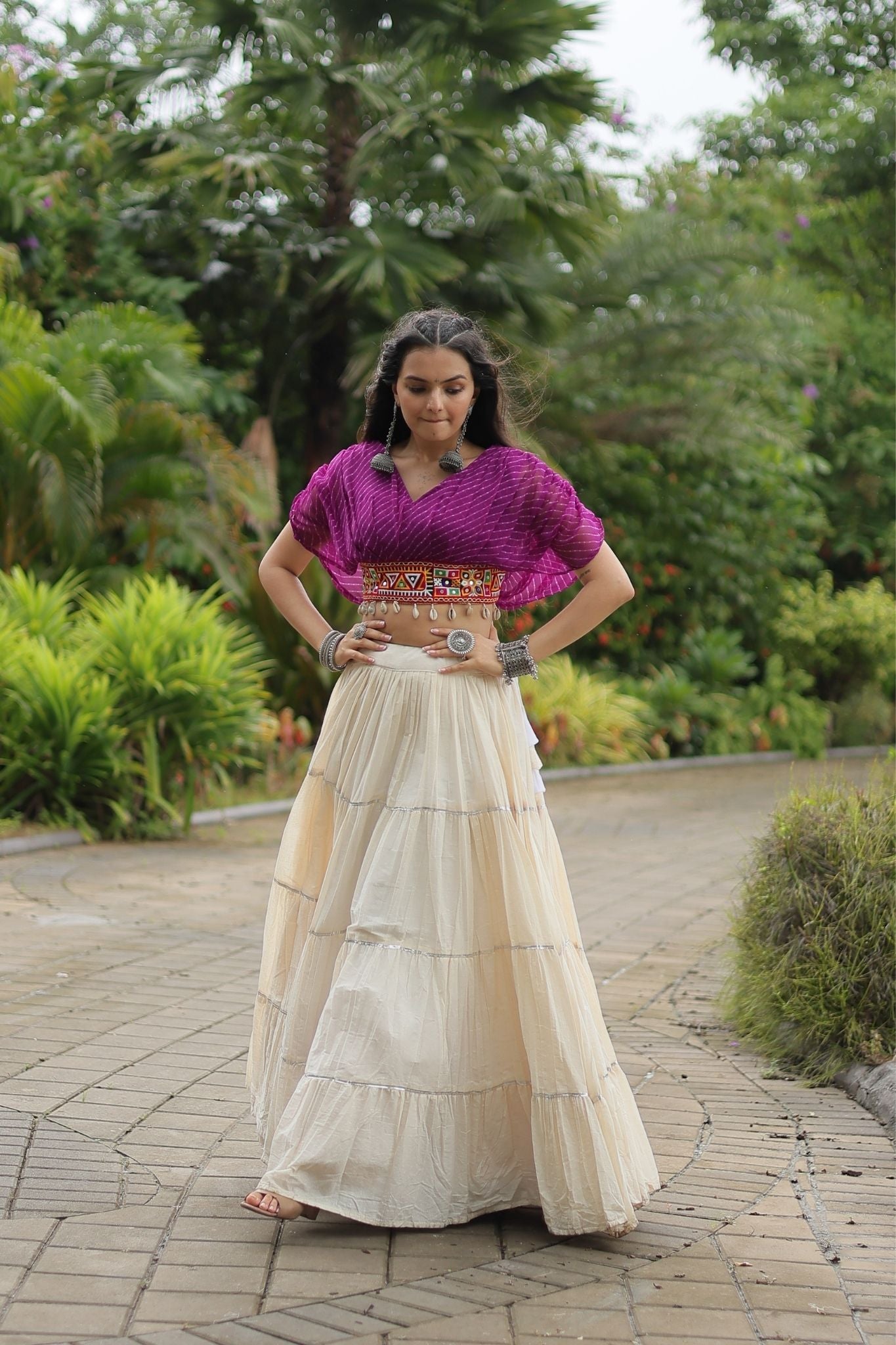 Standard Frill Design Navratri Lehenga Choli