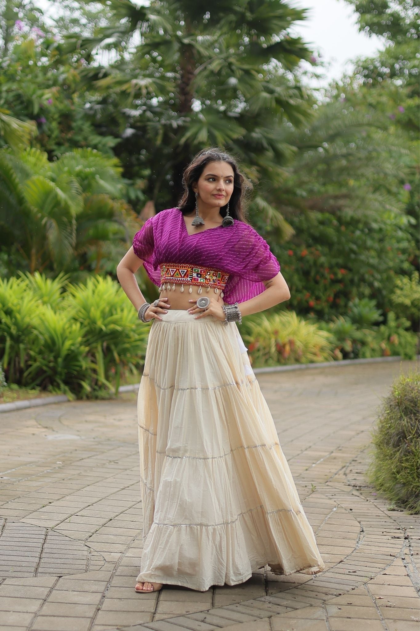 Standard Frill Design Navratri Lehenga Choli