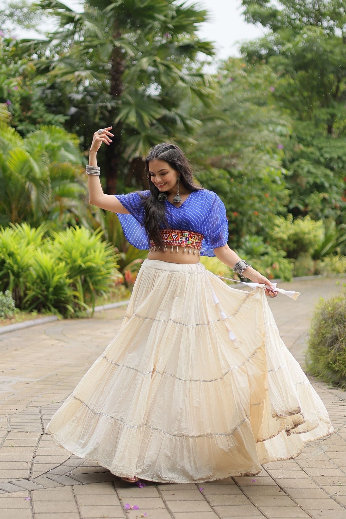 Standard Frill Design Navratri Lehenga Choli