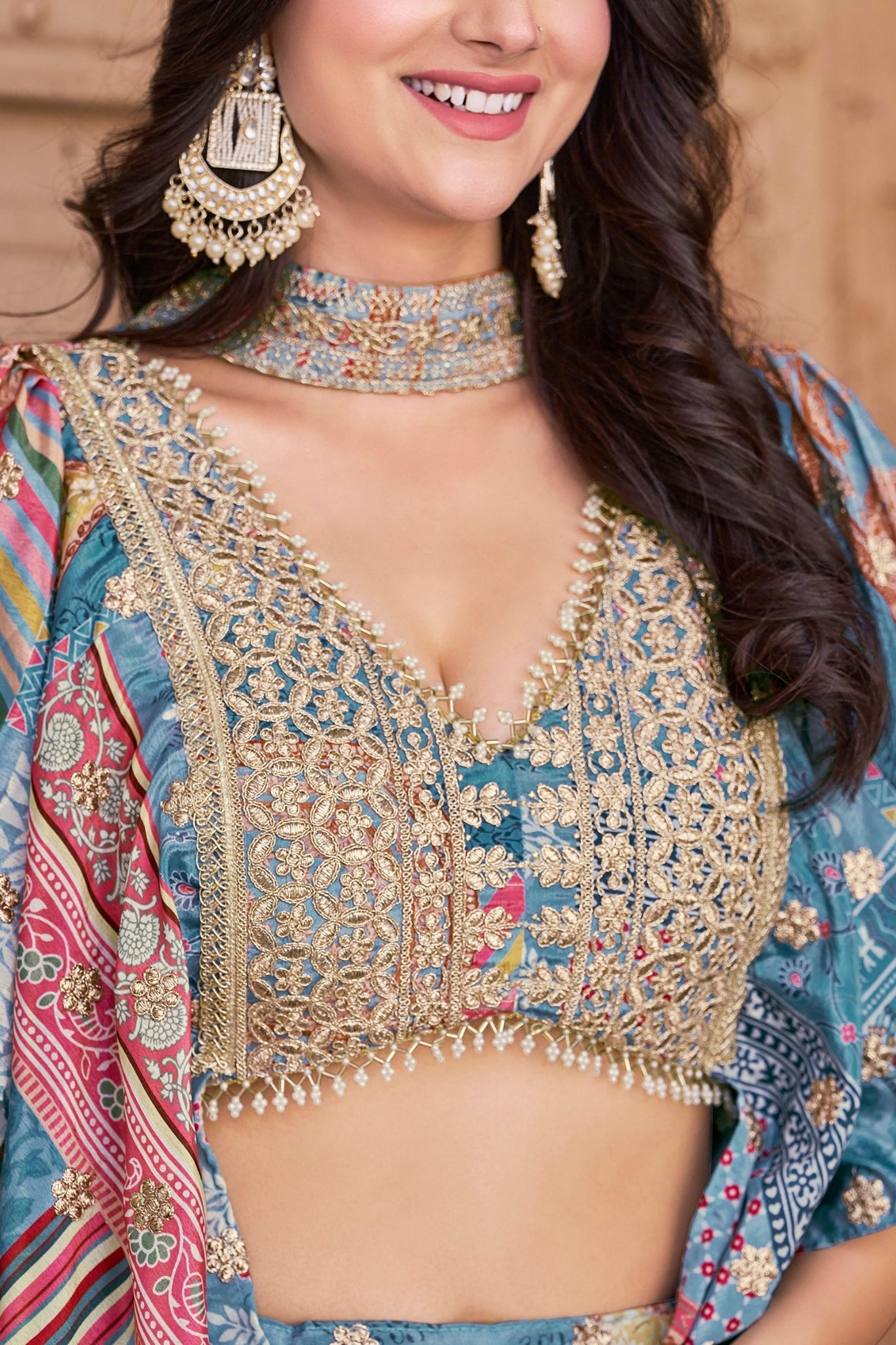 Ethereal Elegance Designer Wedding Lehenga Choli Set