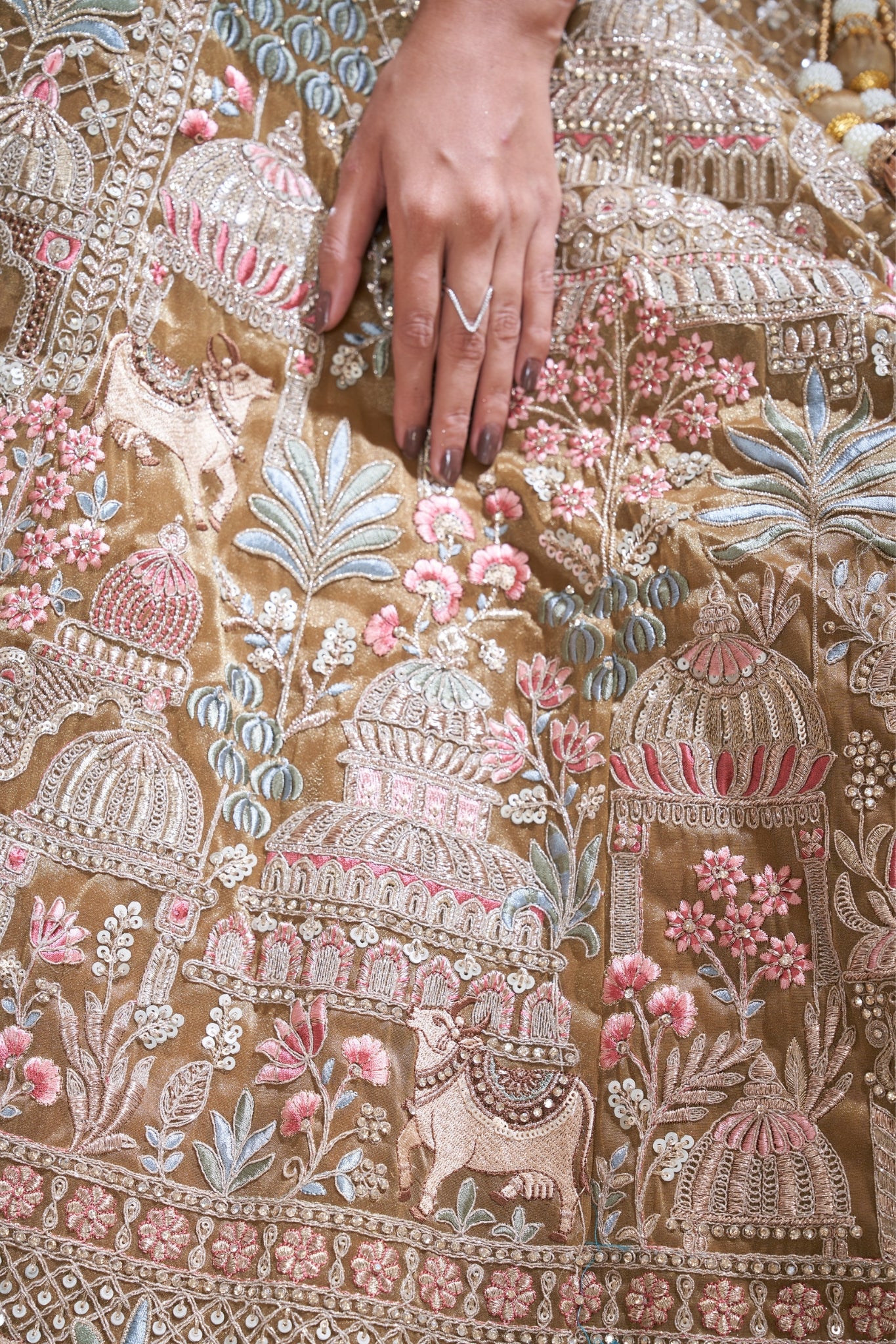 Divine Grandeur Royal Raw Silk Bridal Lehenga