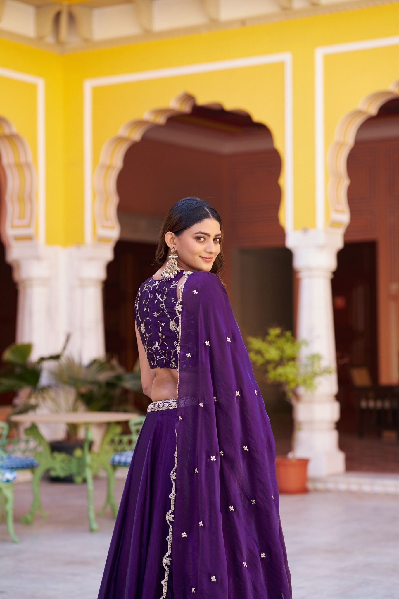 Premium Fendi Silk Lehenga Choli with Sequins & Thread Embroidery Work | Designer Festive & Wedding Wear for Women