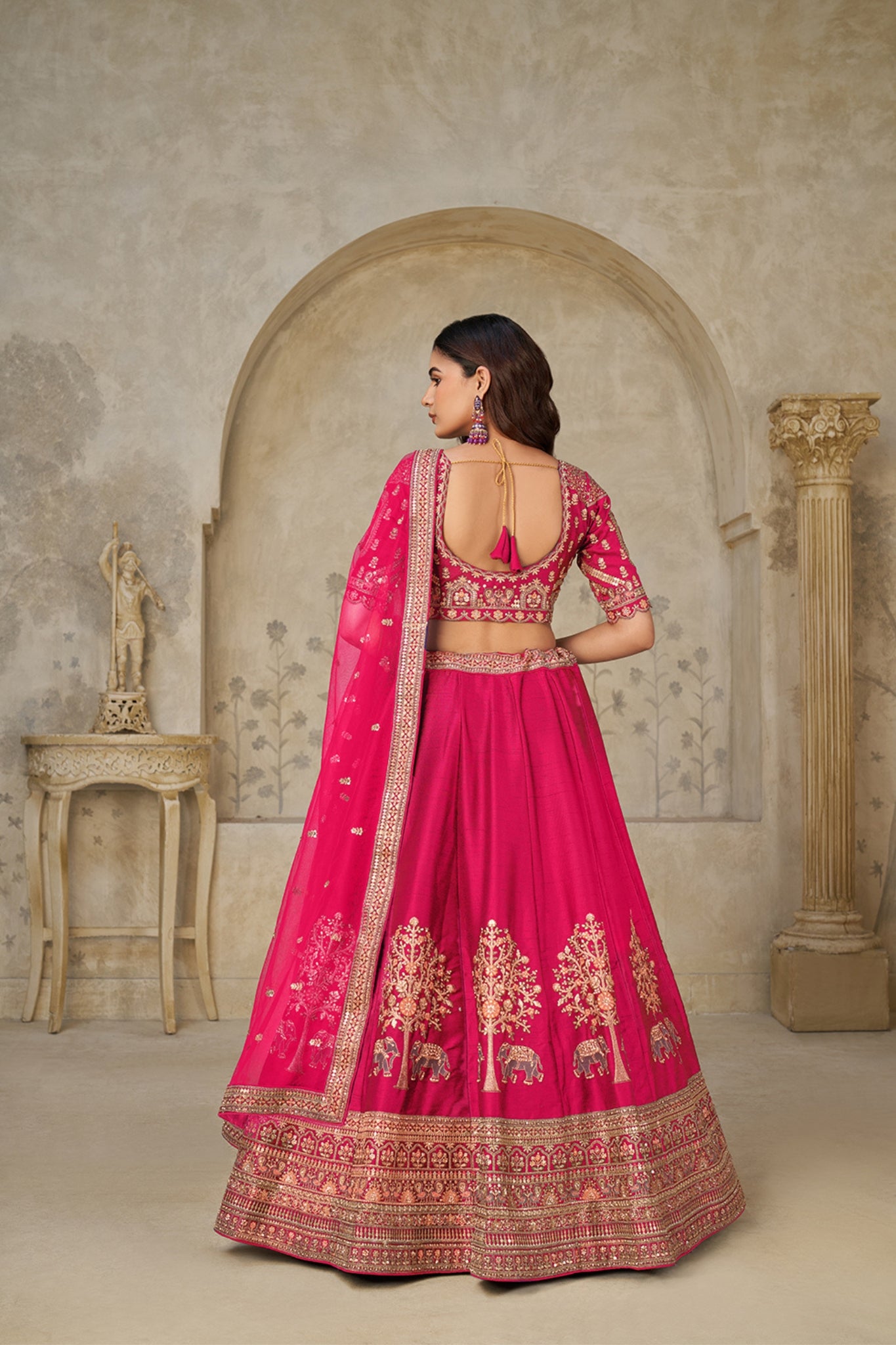 Ivory Grandeur Luxury Zari Embroidered Bridal Lehenga