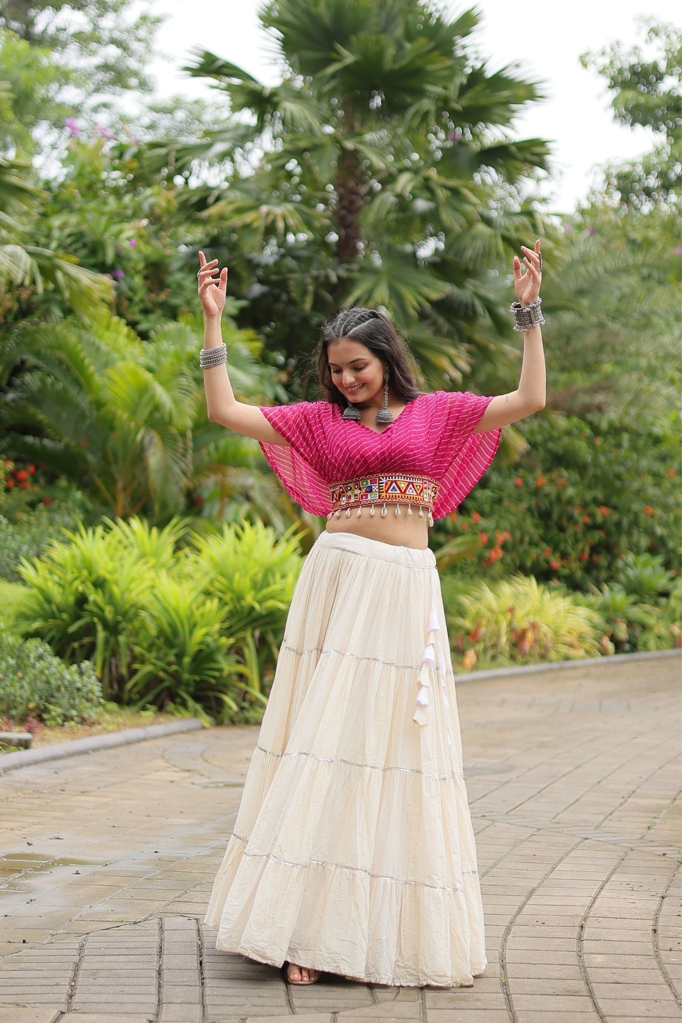 Standard Frill Design Navratri Lehenga Choli