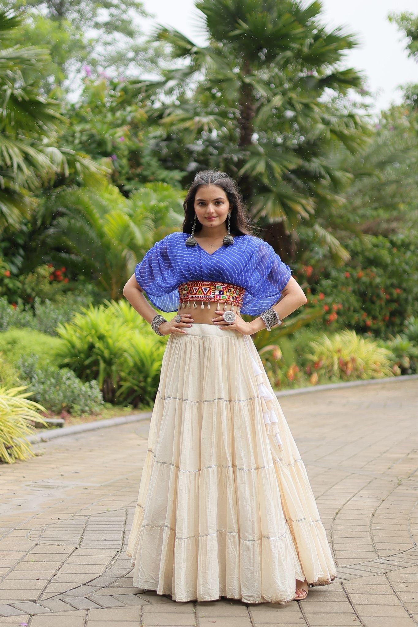 Standard Frill Design Navratri Lehenga Choli