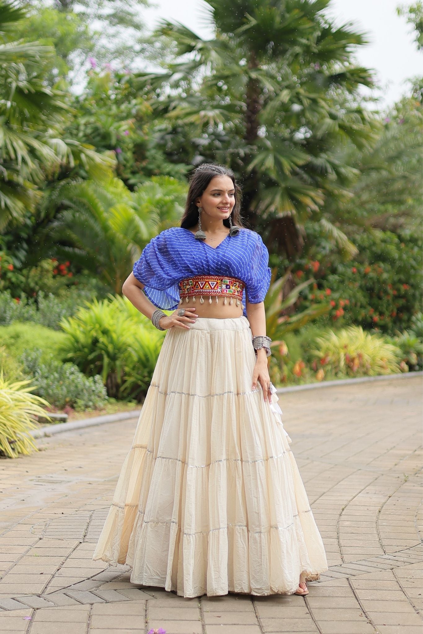 Standard Frill Design Navratri Lehenga Choli