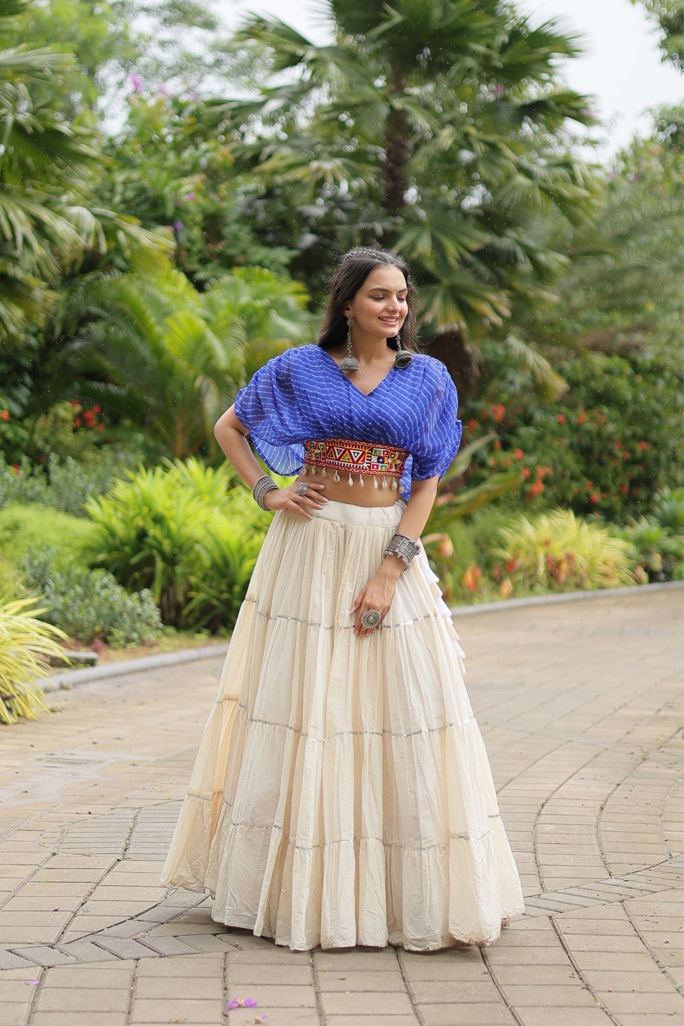 Standard Frill Design Navratri Lehenga Choli