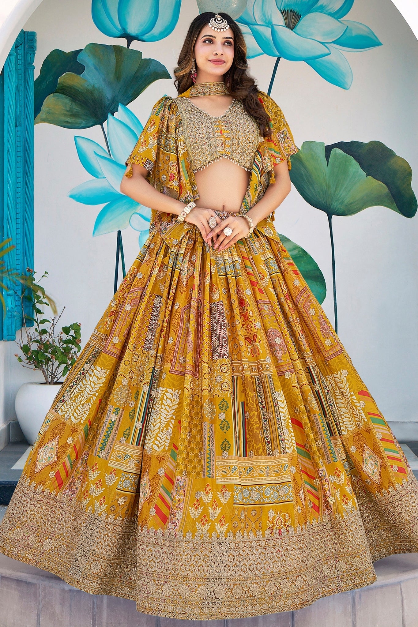 Ethereal Elegance Designer Wedding Lehenga Choli Set