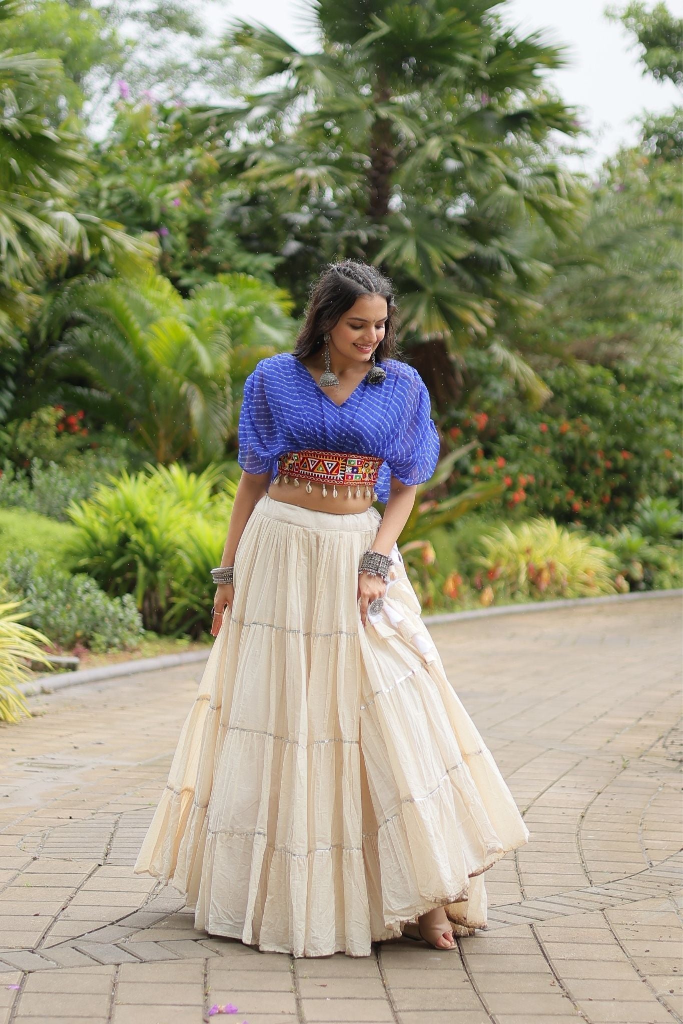 Standard Frill Design Navratri Lehenga Choli