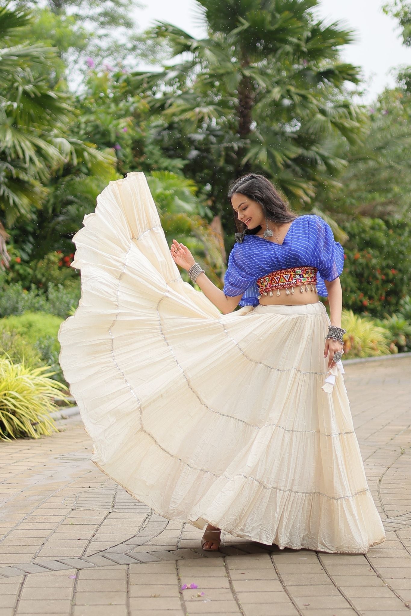 Standard Frill Design Navratri Lehenga Choli
