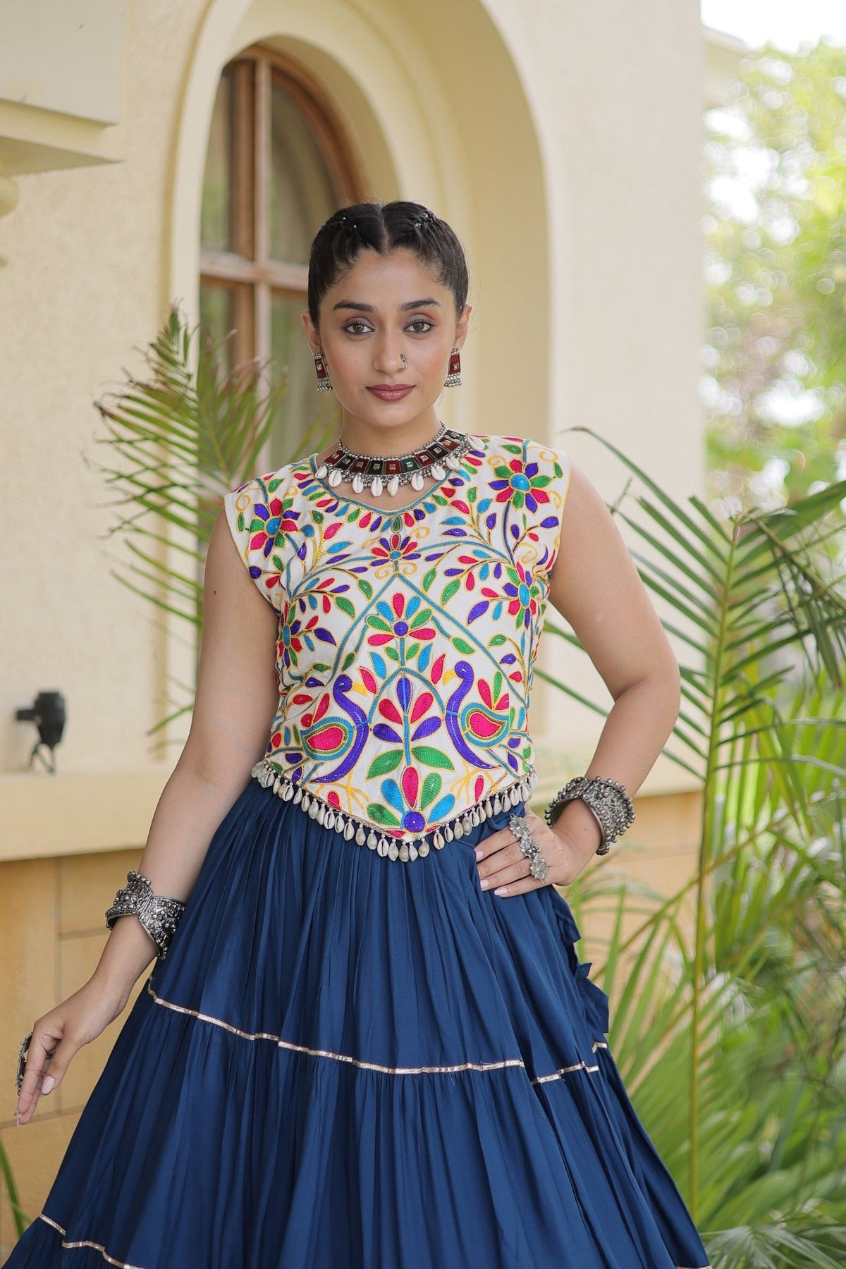 Raasrang Navratri Special Designer Rayon Lehenga Choli