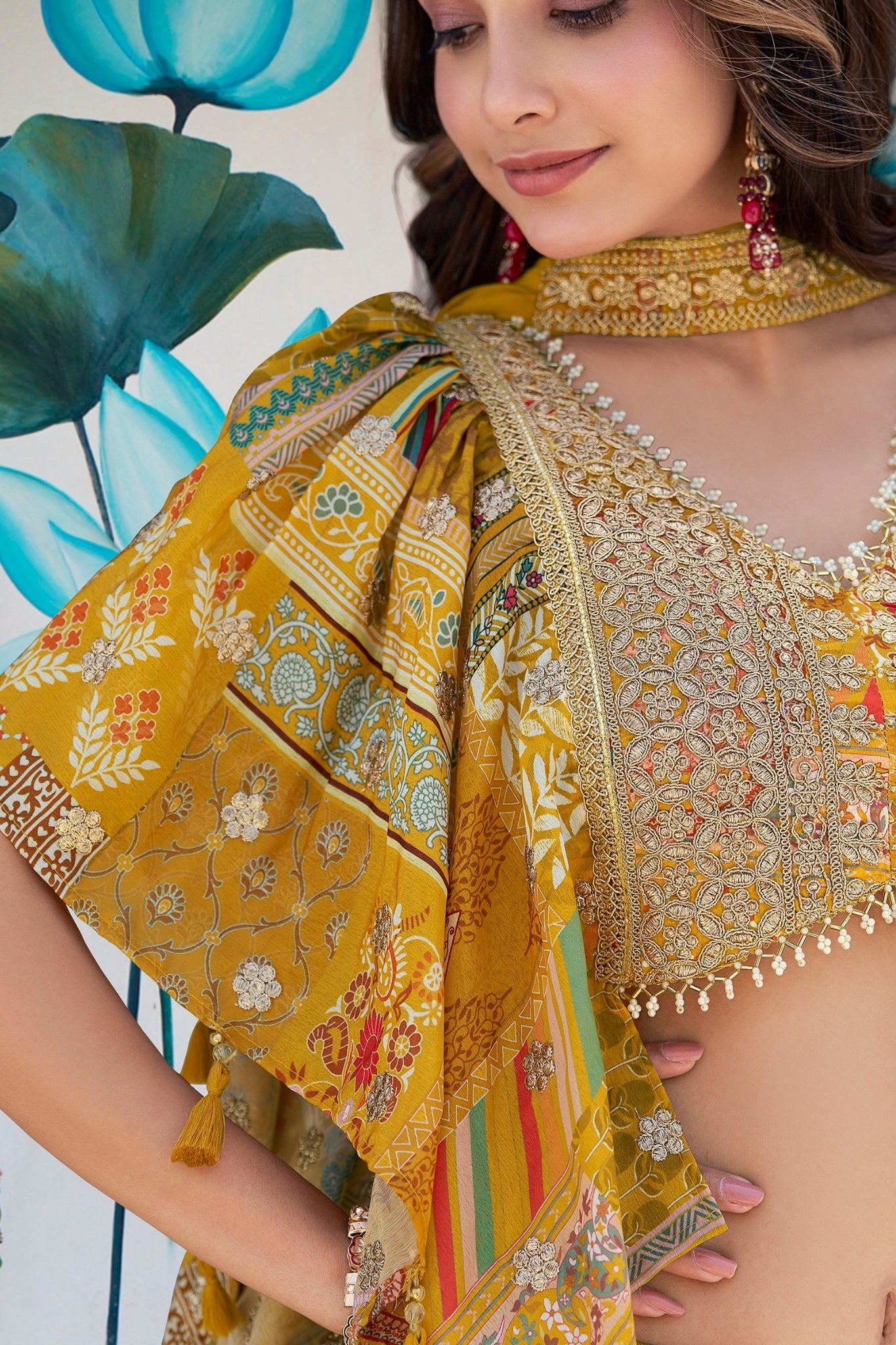 Ethereal Elegance Designer Wedding Lehenga Choli Set