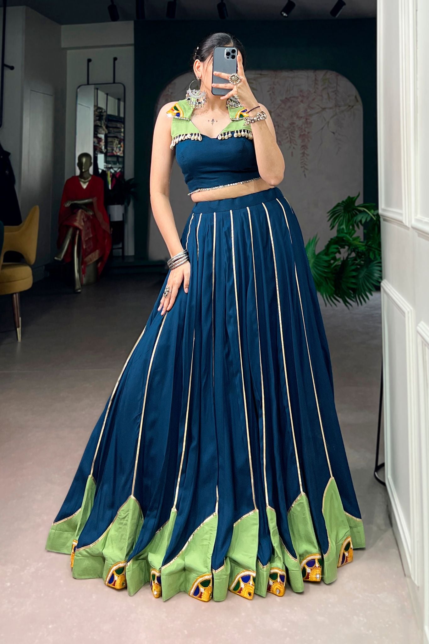 Raasrang Designer Navratri Festival Lehenga Choli For Women