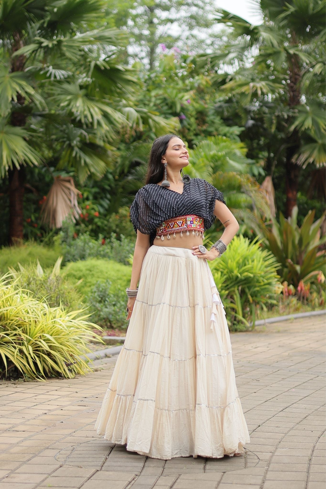 Standard Frill Design Navratri Lehenga Choli
