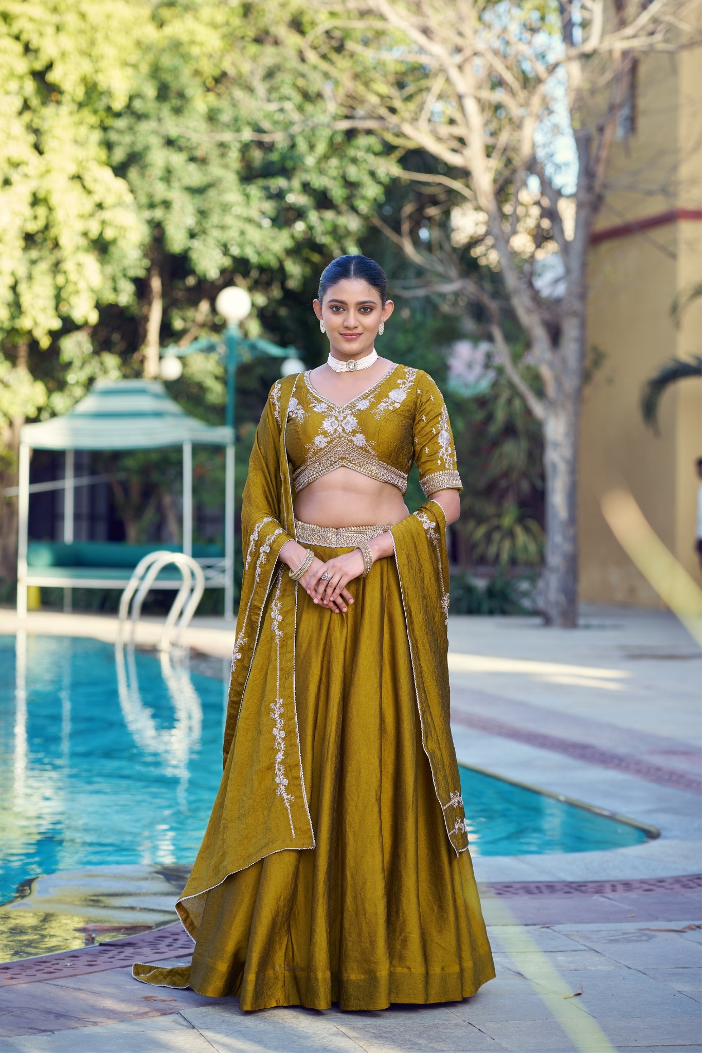 Designer Premium Embroidered Ethnic Lehenga Choli For Wedding