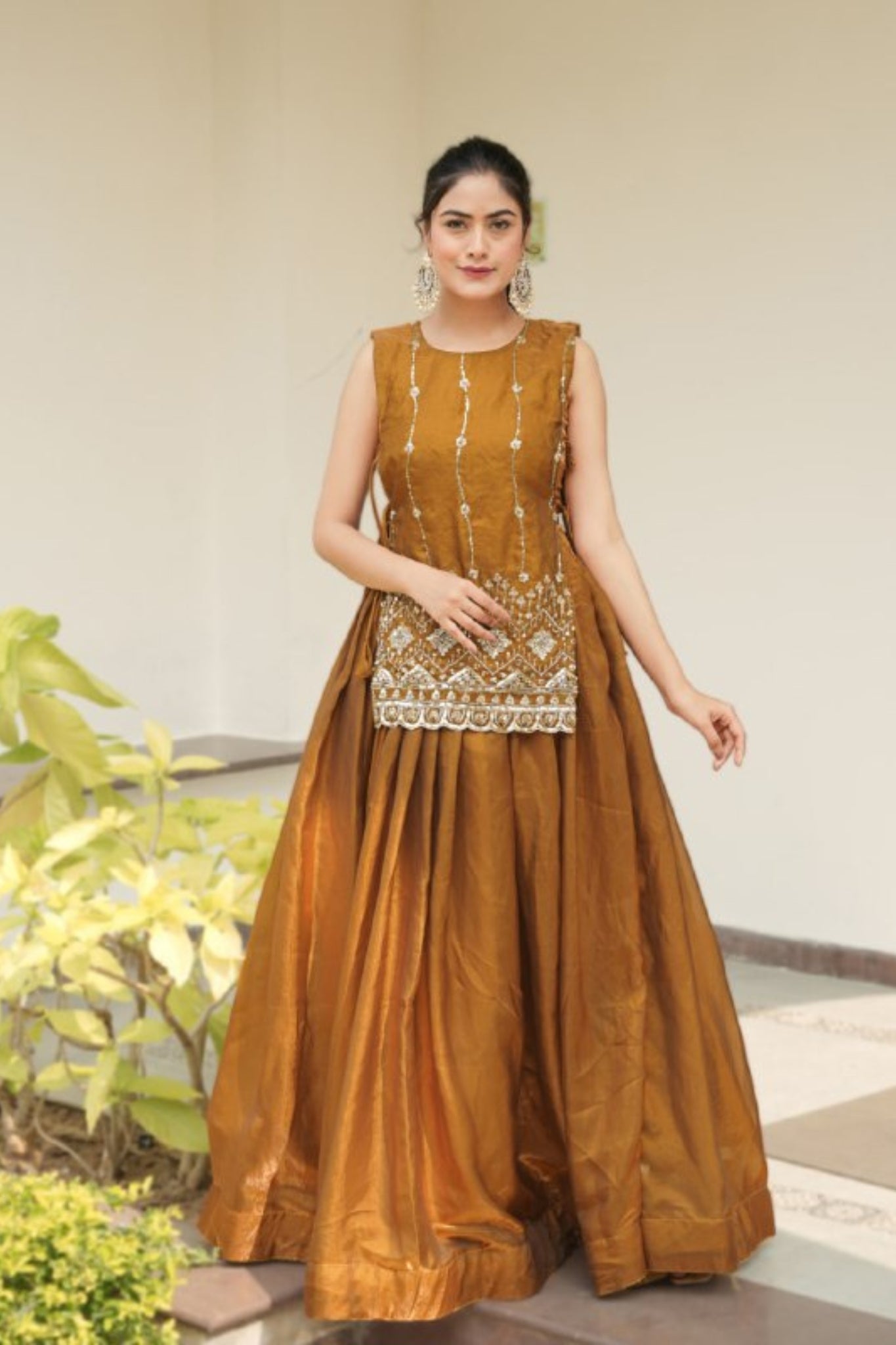 Luxury Fancy Koti Style Lehenga Choli With Heavy Beads Embroidery For Wedding And Festive Wear