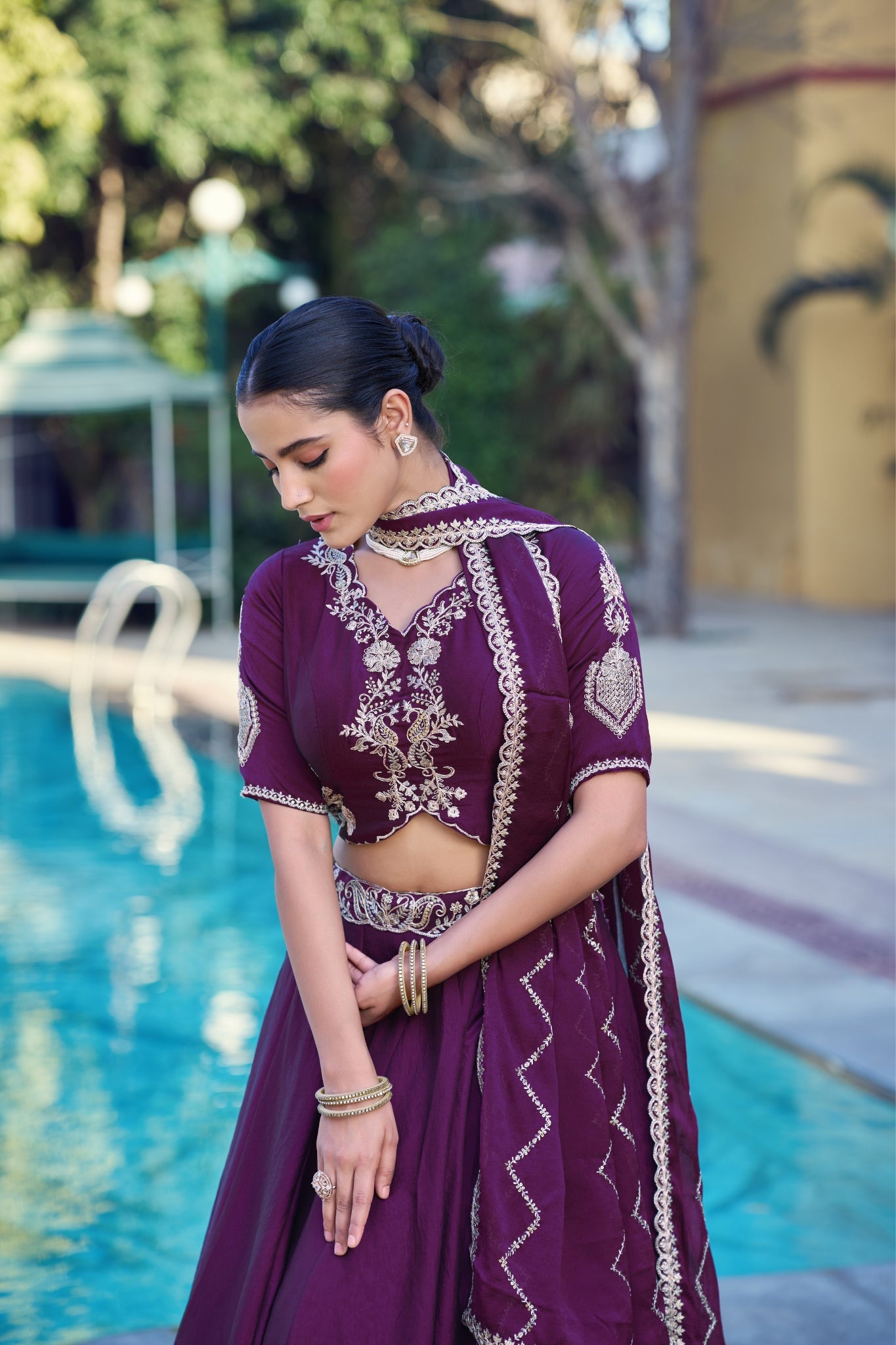 Designer Premium Embroidered Ethnic Lehenga Choli For Wedding