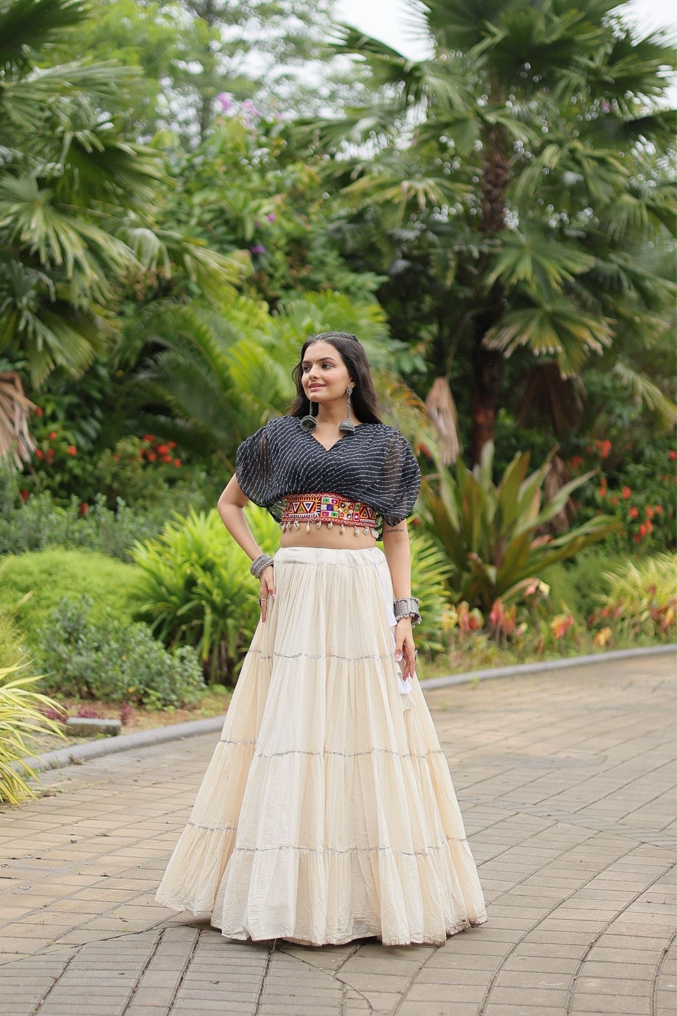 Standard Frill Design Navratri Lehenga Choli