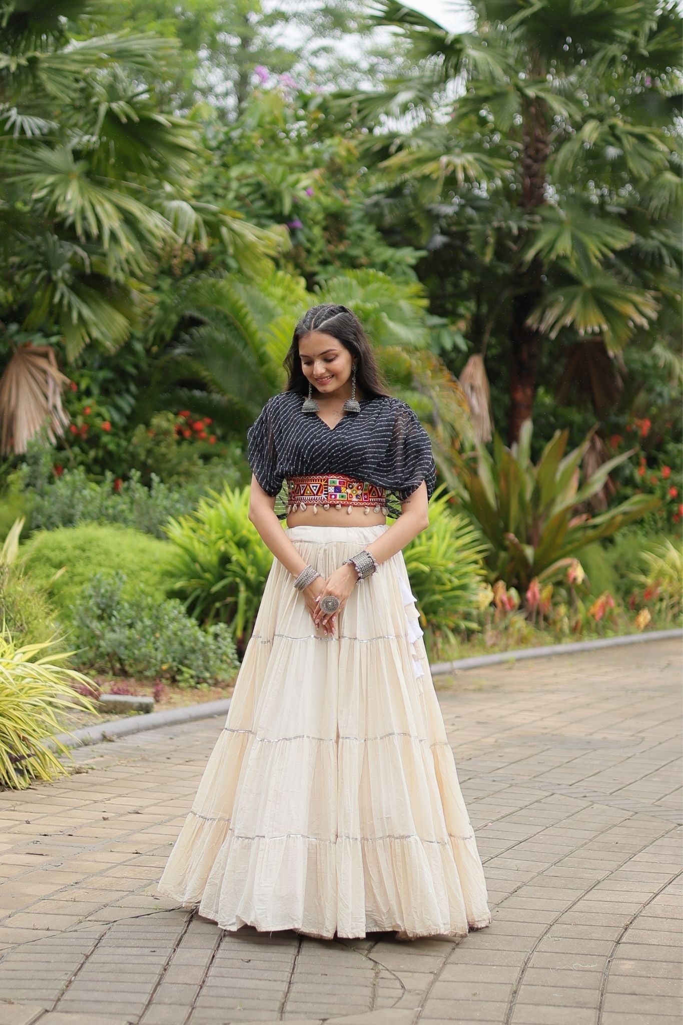 Standard Frill Design Navratri Lehenga Choli