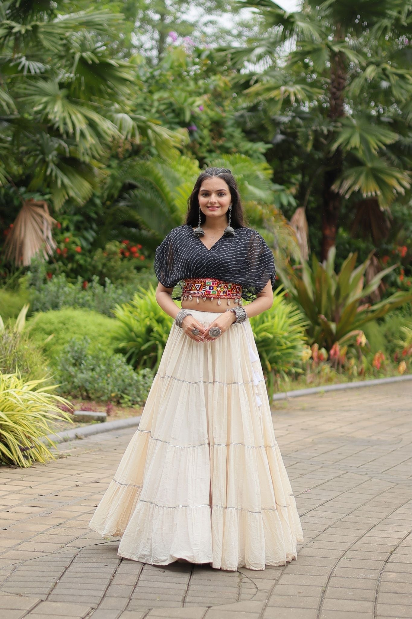 Standard Frill Design Navratri Lehenga Choli