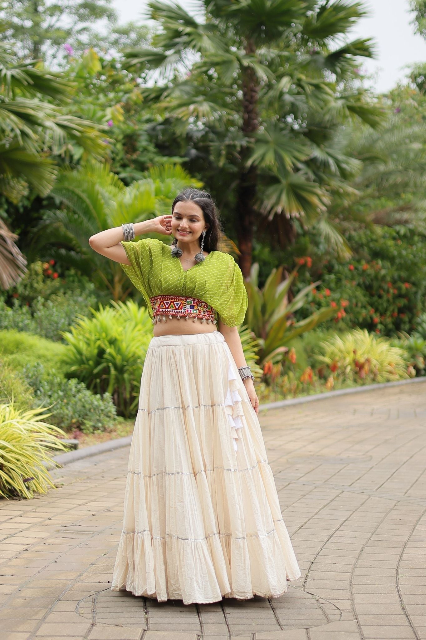 Standard Frill Design Navratri Lehenga Choli