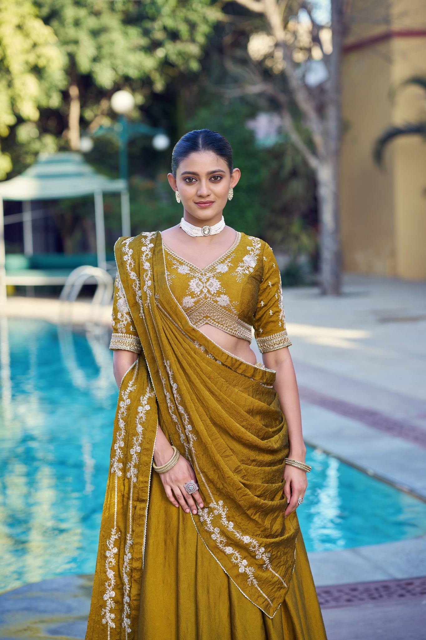 Designer Premium Embroidered Ethnic Lehenga Choli For Wedding
