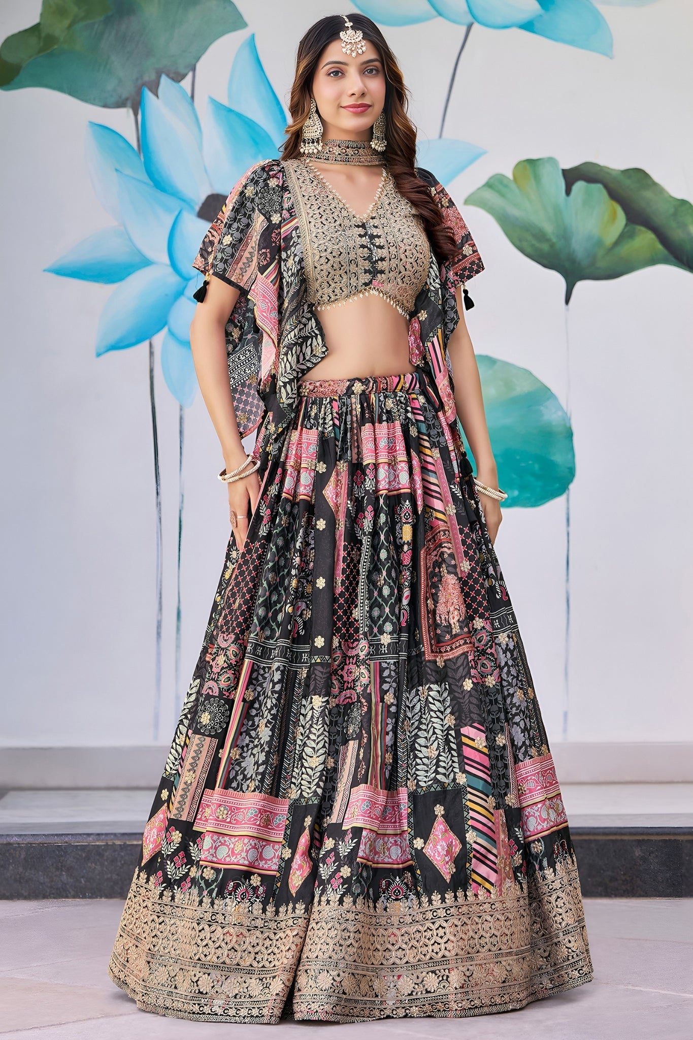 Ethereal Elegance Designer Wedding Lehenga Choli Set