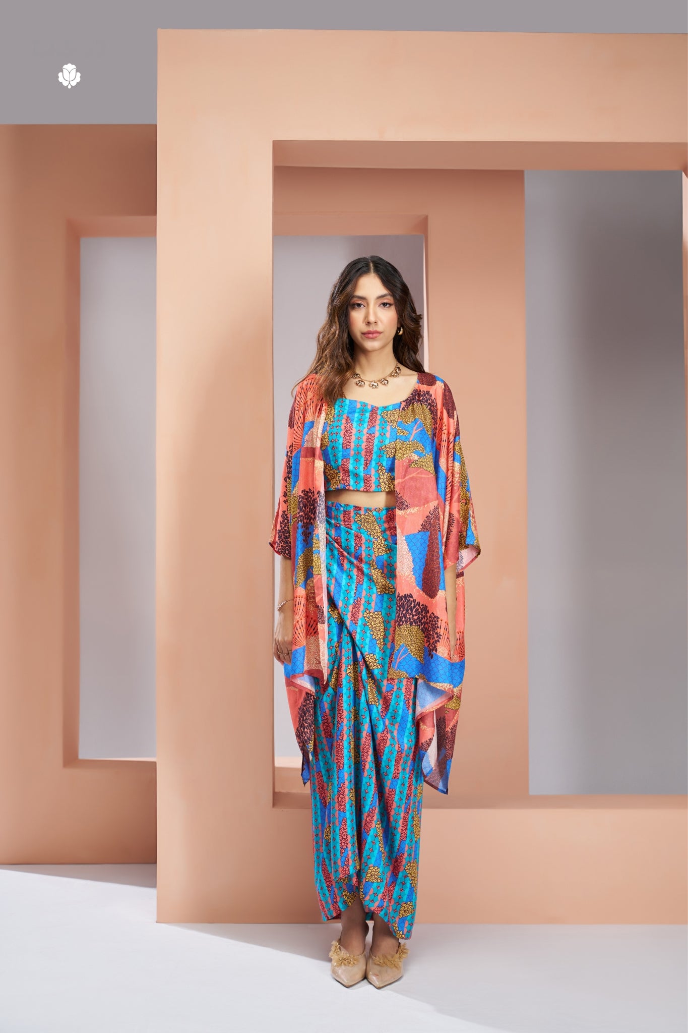 Aqua Blue Pure Muslin Silk Designer 3 Piece Set For Women