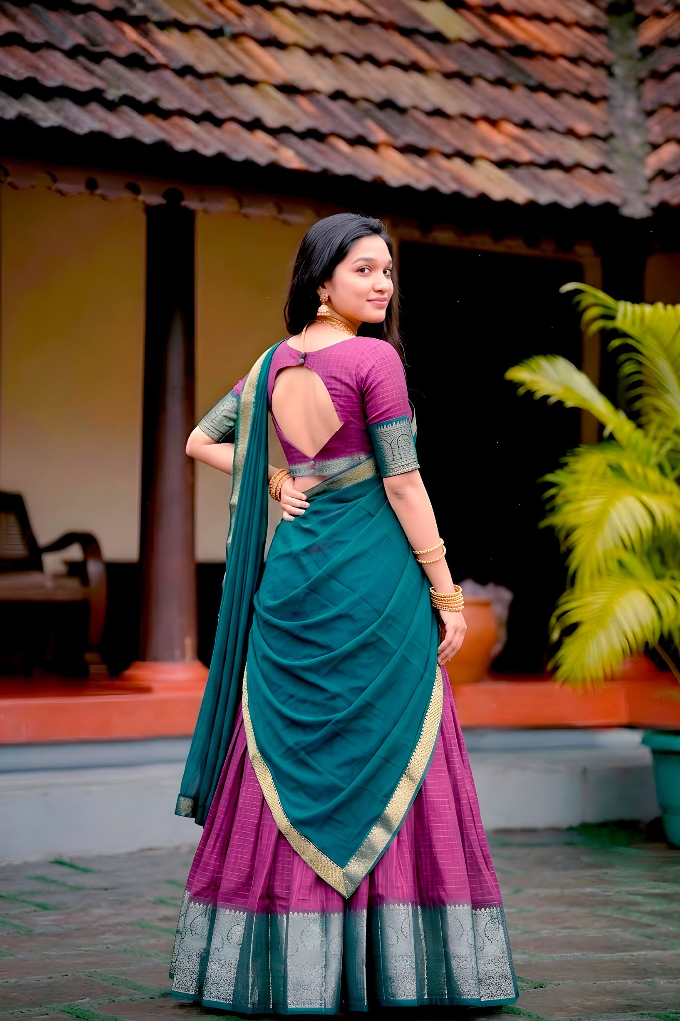 Premium Zari Weaving Work Lehenga Choli