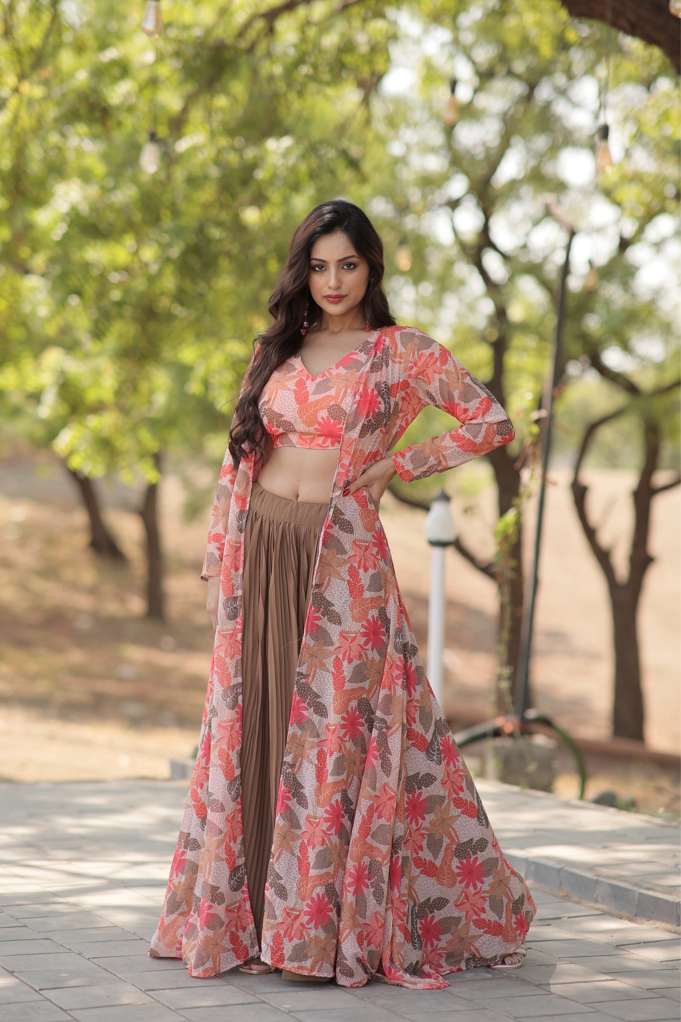 Beautiful Georgette Printed Lehenga Choli